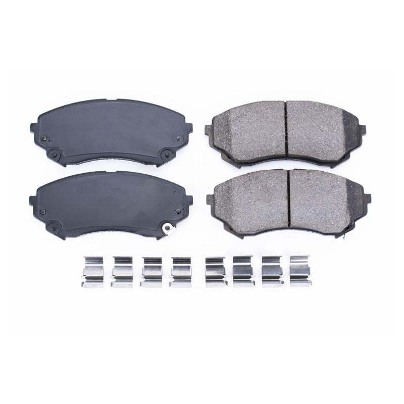 Power Stop 08-14 Cadillac CTS Front Z17 Evo Ceramic Brake Pad w/Hardware - DTX Performance