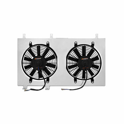 Mishimoto 04-08 Mazda RX8 Aluminum Fan Shroud Kit - DTX Performance car parts for engine cooling and performance upgrades.