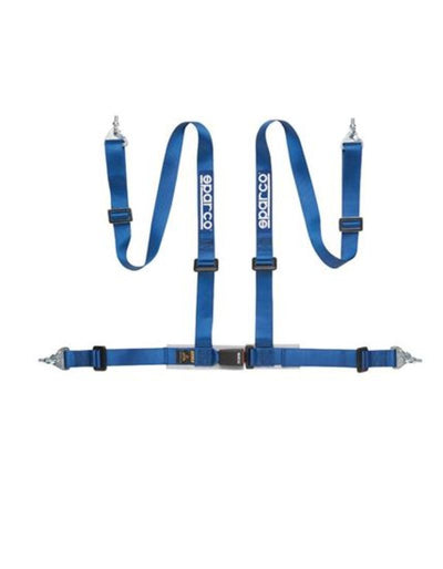 Sparco Belt 2 Inch Blue 4Pt Snap-In high performance auto part by DTX Performance for racing and tuning upgrades.