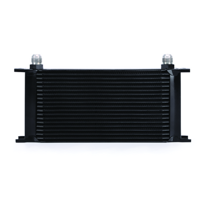 Mishimoto Universal 19 Row Oil Cooler - Black for performance car parts at DTX Performance, veteran owned performance shop.