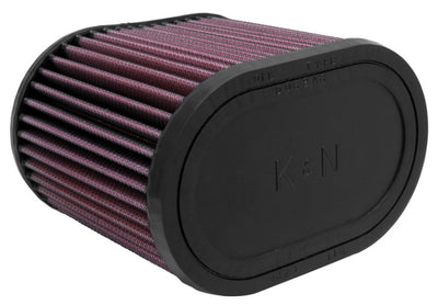 K&N Universal Oval Clamp-On Air Filter 2-3/4in Flange 6-1/4in Length 4in Width 5in Height for performance car parts
