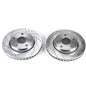 Power Stop 07-17 Jeep Wrangler Front Evolution Drilled & Slotted Rotors - Pair, high performance brakes, DTX Performance