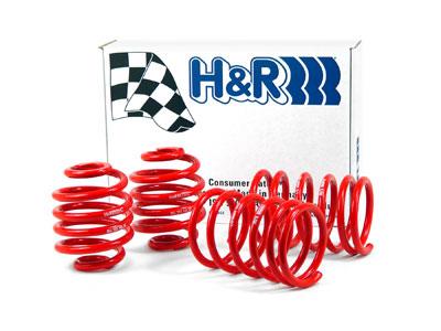 H&R 85-91 BMW 325e/325i/325is E30 Race Spring for performance car tuning and racing suspension from DTX Performance, veteran owned shop