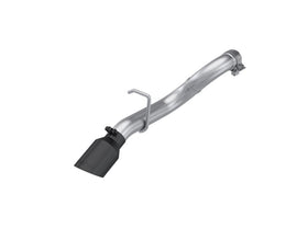 MBRP 18-24 Jeep Wrangler 3.6L T409 Stainless Steel 2.5in Axle-Back Turn Down Exit - Black Tip performance exhaust system