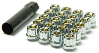 Wheel Mate Muteki Open End Lug Nuts - Chrome 12x1.50, performance car parts from DTX Performance, high performance auto parts shop