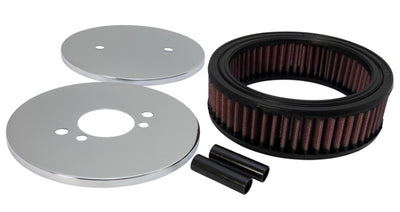 K&N Custom Round Racing Assembly Red 4.5in ID / 5.875in OD / 1.75in Height performance car part for engine upgrades