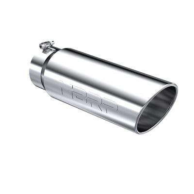 MBRP Universal Tip 6in OD Angled Rolled End 5in Inlet 18in Lgth T304 Exhaust performance car part from DTX Performance