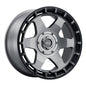 Weld Off-Road Ridge 20x9 - 8x165.1 BP - ET0 - 125.1mm CB - Satin Gunmetal Wheel (Black Ring)