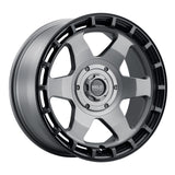 Weld Off-Road Ridge 20x9 - 8x165.1 BP - ET0 - 125.1mm CB - Satin Gunmetal Wheel (Black Ring)
