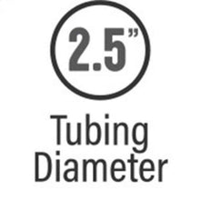 Load image into Gallery viewer, 2.5-inch tubing diameter for exhaust