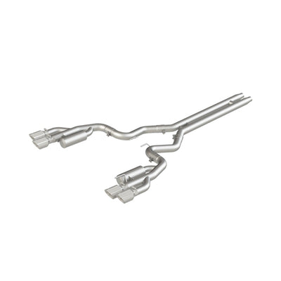 MBRP 18-19 Ford Mustang GT 5.0 3in Cat Back Quad Tip Race Version - AL exhaust system