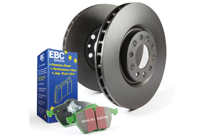 EBC S14 Brake Pad and Rotor Kit for performance car parts and brake upgrades, featuring high efficiency pads and rotors.