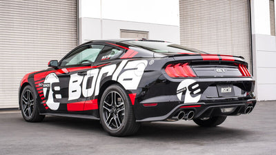 Borla 2018 Ford Mustang GT 5.0L AT/MT 2.5in S-Type Exhaust w/o Valves, performance car parts, DTX Performance