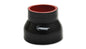 Vibrant 4 Ply Reducer Couper 3.5in ID x 3.75in ID x 3.0in Long - Black, performance car parts, DTX Performance, veteran owned shop