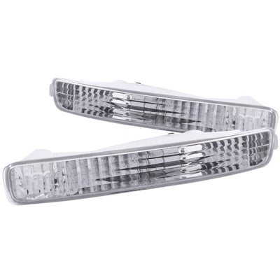 ANZO 1996-1997 Honda Accord Euro Parking Lights Chrome, aftermarket performance parts, DTX Performance, veteran owned performance shop