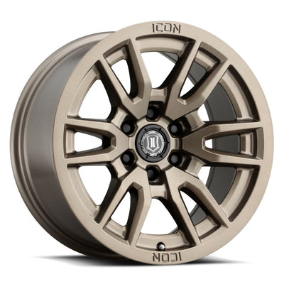 ICON Vector 6 17x8.5 6x5.5 0mm Offset Bronze Wheel