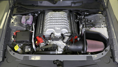 K&N 2018 Dodge Challenger Demon V8-6.2L F/I AirCharger Performance Intake installed