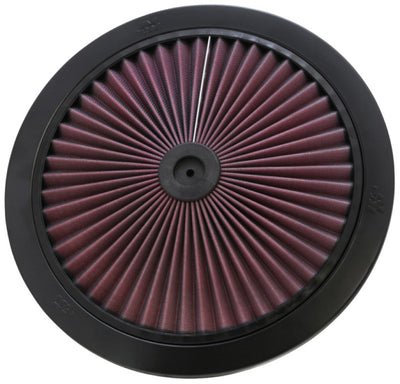 K&N X-Stream Top Filter X-Stream 14 inch OD Black, performance car parts, DTX Performance, tuning upgrades, high-performance auto parts