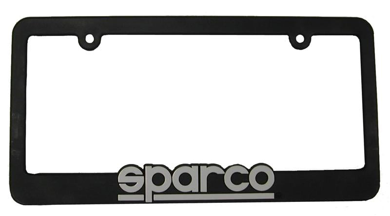 Sparco License Plate Frame Plastic - Ideal for performance car parts, DTX Performance accessories, and racing enthusiasts.