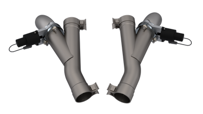 2012-2022 Jeep Grand Cherokee SRT Trackhawk Dodge Durango SRT QTP Aggressor Cutout Pipes, performance car parts by DTX Performance