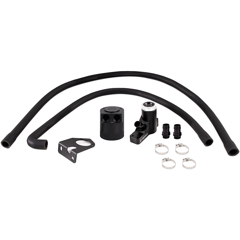 Mishimoto 2008-2010 Powerstroke Baffled Oil Catch Can Kit - High Performance Auto Part for DTX Performance