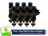 445cc (50 lbs/hr at OE 58 PSI fuel pressure) FIC Fuel  Injector Clinic Injector Set for 4.8/5.3/6.0/6.2 Truck Motors ('07-'13) (High-Z)