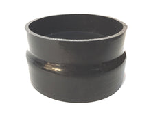 Load image into Gallery viewer, Silicone step hose 4.75 inch/5.00 inch ID 3 ply poly Black Roto-fab Roto-Fab