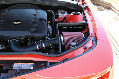 2010-11 Camaro V6 Cold Air Intake With Oiled Filter Rotofab