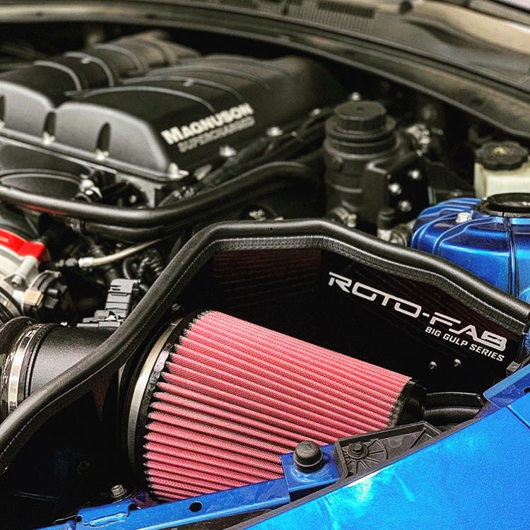 2016-24 Camaro SS With Heartbeat Supercharger Big Gulp Series Cold Air Intake Roto-Fab