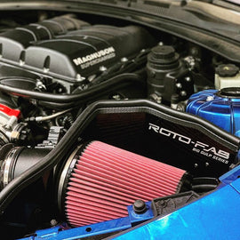 2016-24 Camaro SS With Heartbeat Supercharger Big Gulp Series Cold Air Intake Roto-Fab