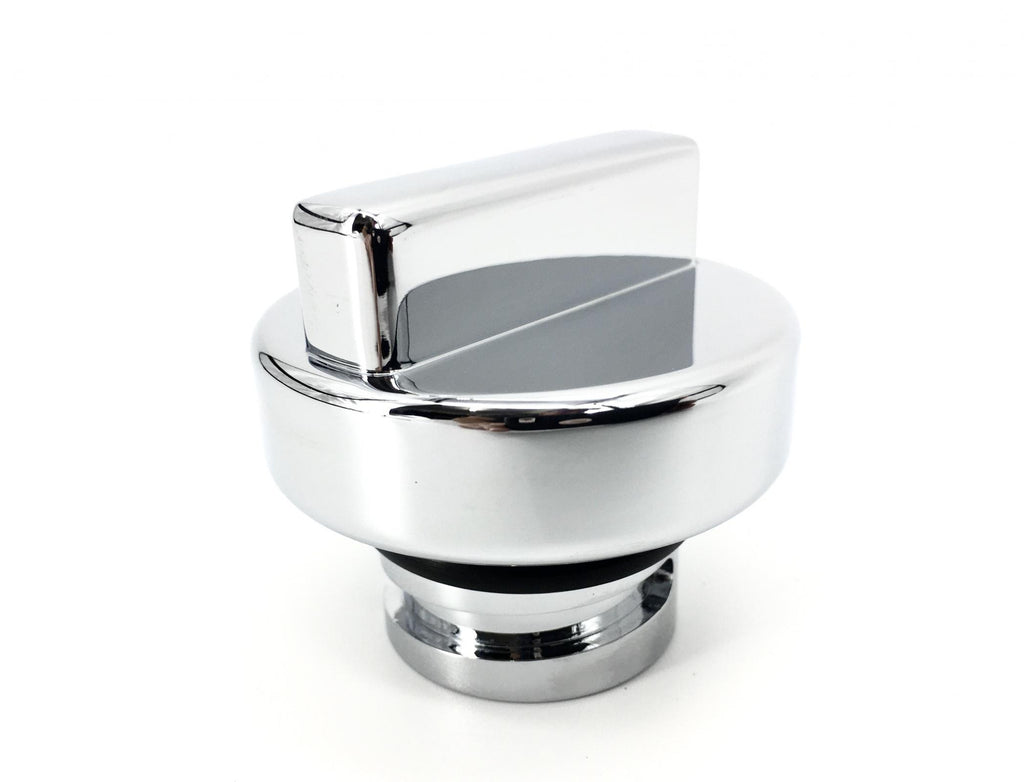 Oil Cap Replacement Billet Aluminum Chrome Finish