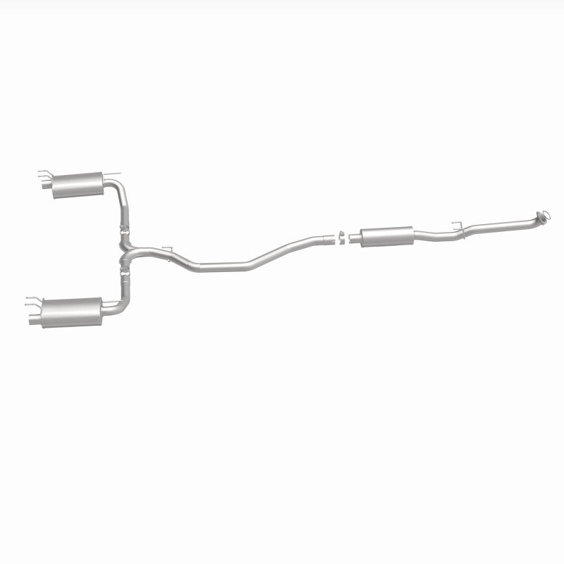 MagnaFlow CatBack 2018 Honda Accord L4 2.0LGAS 2.5in Dual Outlet Stainless Street Series Exhaust, high performance car parts by DTX Performance.