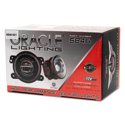 Oracle Jeep Wrangler JK/JL/JT High Performance W LED Fog Lights - White, veteran owned, performance car parts
