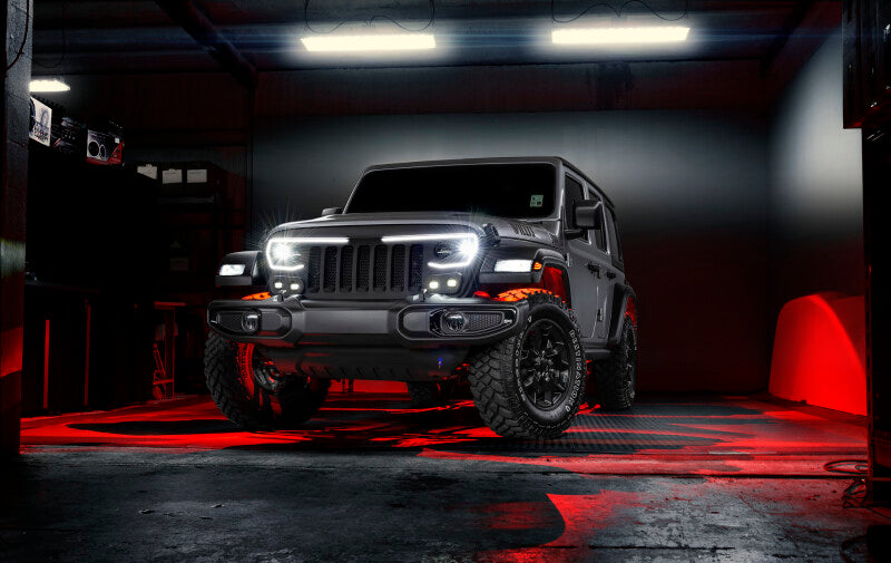 Oracle Bluetooth + RF Underbody Rock Light Kit - 8 PCS - ColorSHIFT on off-road vehicle by DTX Performance