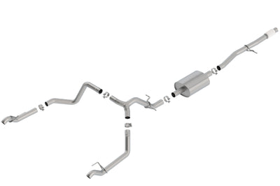 Borla 2019 Chevy Silverado 1500 5.3L V8 CC SB 147.4in WB S-Type Cat-Back (Use Fact Fascia Tips) exhaust system