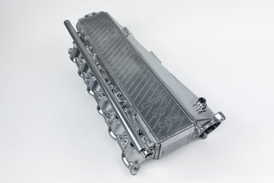 CSF BMW Gen 1 B58 Charge-Air-Cooler Manifold - Machined Billet Aluminum for performance car parts and upgrades.