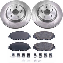 Power Stop 2019 Toyota Avalon Front Autospecialty Brake Kit with ceramic pads and rotors, ideal for high performance brakes and upgrades.