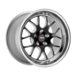 Weld S77 18x7 / 5x120.65 / 4.7 BS / 3.18 HB - Black Center - Polished Shell - Non-BL Wheel