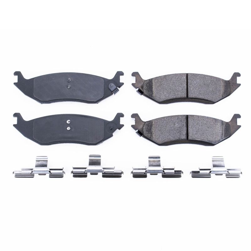 Power Stop 07-09 Chrysler Aspen Rear Z17 Evolution Ceramic Brake Pads w/Hardware - DTX Performance