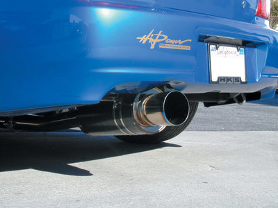 HKS 02-07 WRX / 04-07 STi Carbon Ti Exhaust by DTX Performance, a veteran owned shop specializing in performance car parts and upgrades.