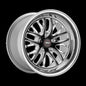 Weld S82 18x8 / 5x4.75 BP / 5.1in. BS (15mm Offset) Black Wheel (High Pad)