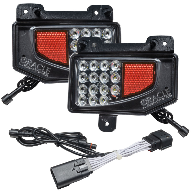 Oracle Jeep Gladiator JT Rear Bumper LED Reverse Lights w/ Plug & Play Harness - 6000K for performance car parts