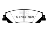 EBC 2022+ Lexus LX600 3.5TT Greenstuff Rear Brake Pads