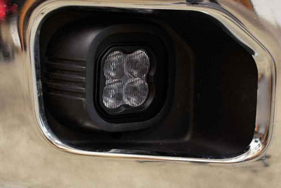Diode Dynamics SS3 Pro Type SDX Kit ABL - Yellow SAE Fog light installed in vehicle. High performance auto parts by DTX Performance.