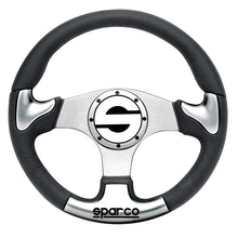 Load image into Gallery viewer, Sparco Steering Wheel P 222 Silver | Performance car parts by DTX Performance | Aftermarket upgrades | Veteran owned shop