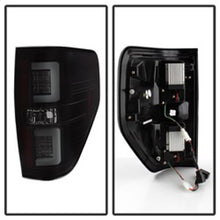 Load image into Gallery viewer, Spyder 09-14 Ford F150 V2 Light Bar LED Tail Lights - Blk Smoke (ALT-YD-FF15009V2-LBLED-BSM) product photo