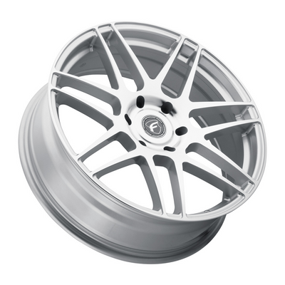 Forgestar F14 20x7 / 6x135 BP / +13 ET / 4.51in BS - Silver Machined Wheel