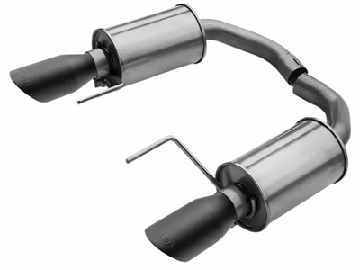 Roush 15-26 Mustang V6 / EcoBoost Black Tip Axle Back Exhaust