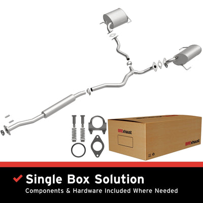 MagnaFlow BRE Exhaust Kit 05 Subaru Outback 2.5L - High performance car parts from DTX Performance, a veteran-owned shop.