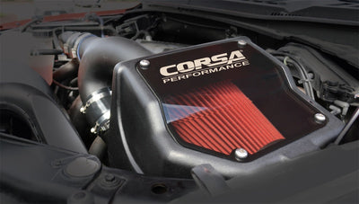 Corsa 2017-2020 Ford F-150 3.5L EcoBoost Cold Air Intake with DryTech filter for performance upgrades; aftermarket car parts; DTX Performance
